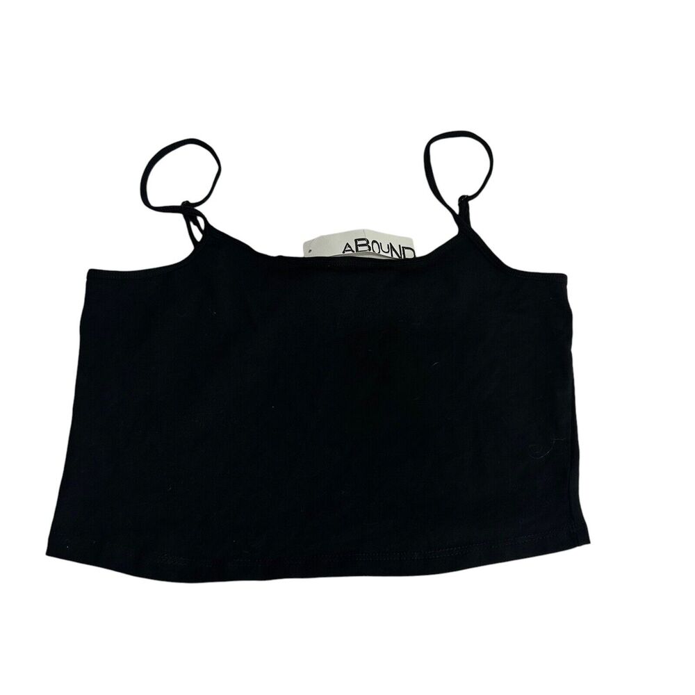 abound black crop top Size XL